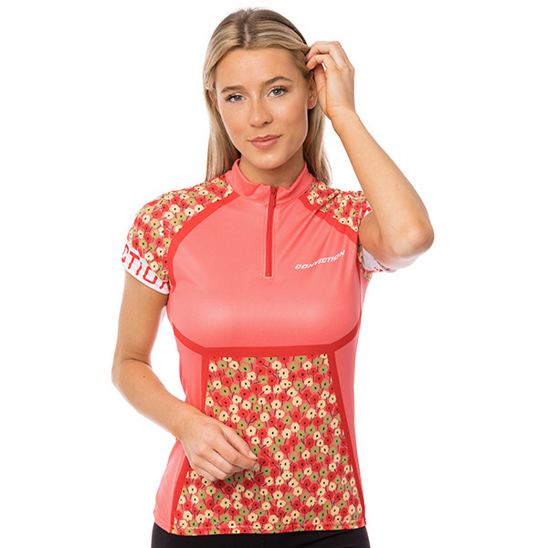 Cycling jersey -  Zoé - Coral